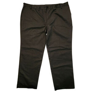 Edwards 8537-010 Women's Utility Chino Flat Front Pants Black Size 28 UL NWT